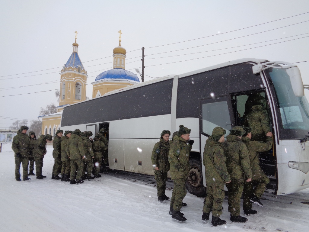 Беседа в войсковой части и солдатская поездка в храм