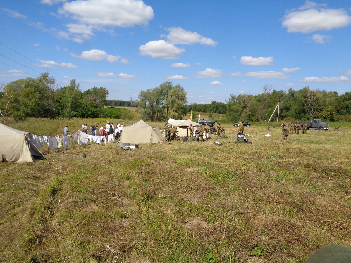 Военная реконструкция исторических событий в селе Андреевка