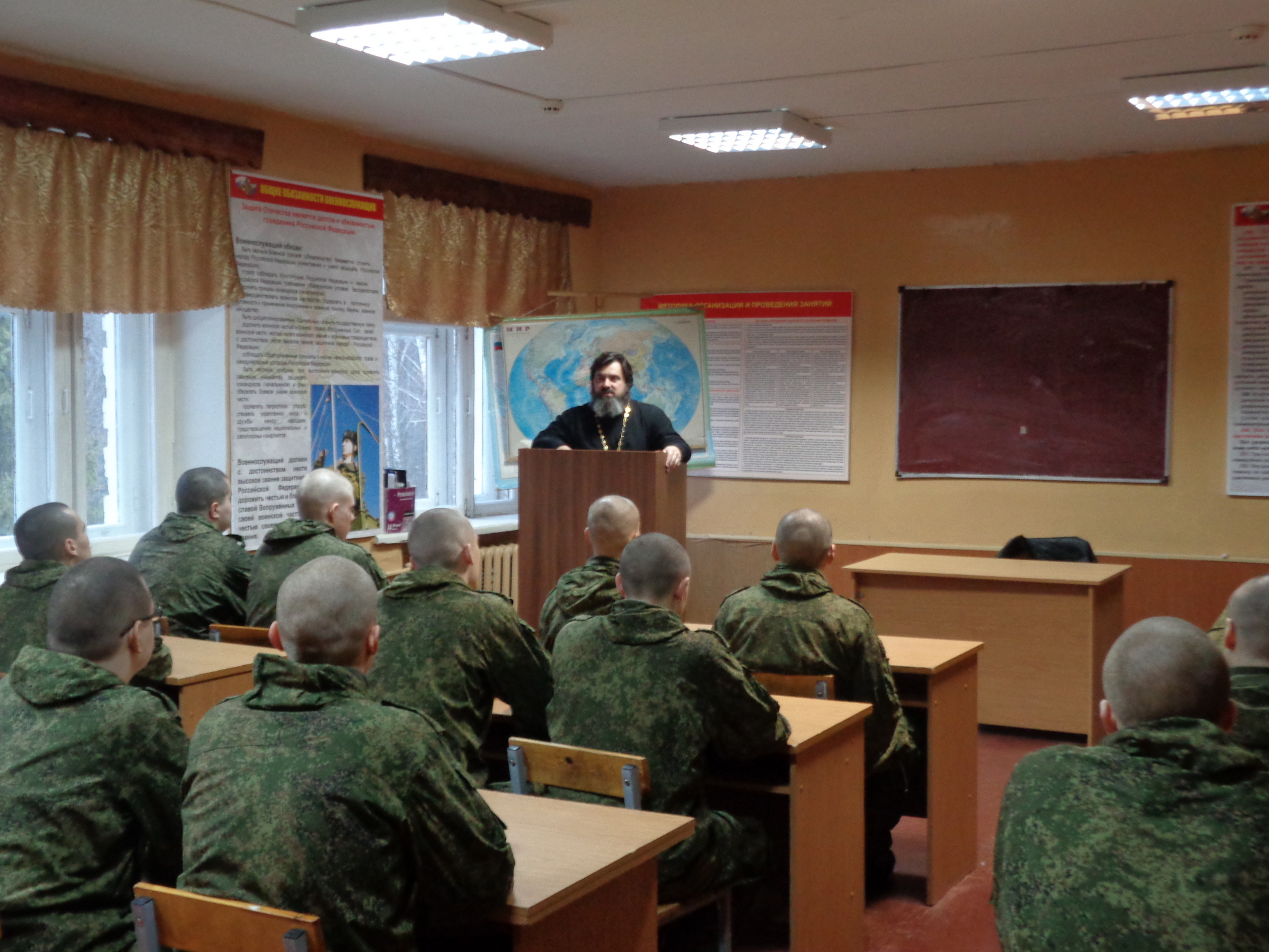 Беседа в войсковой части № 25801-8