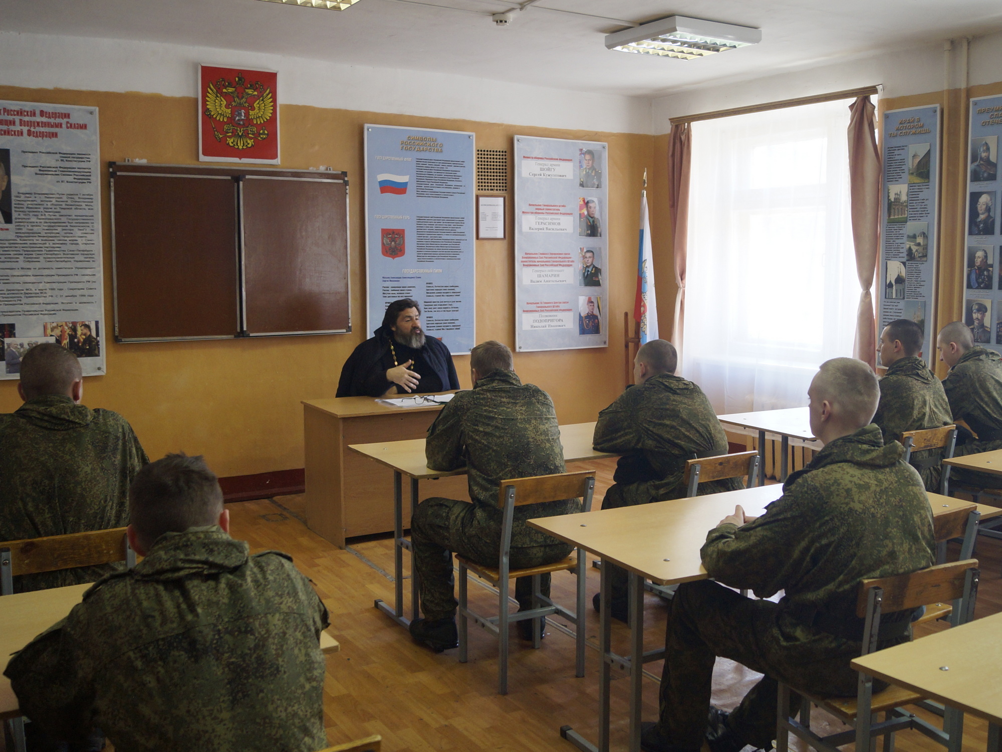 Беседа в войсковой части № 25801