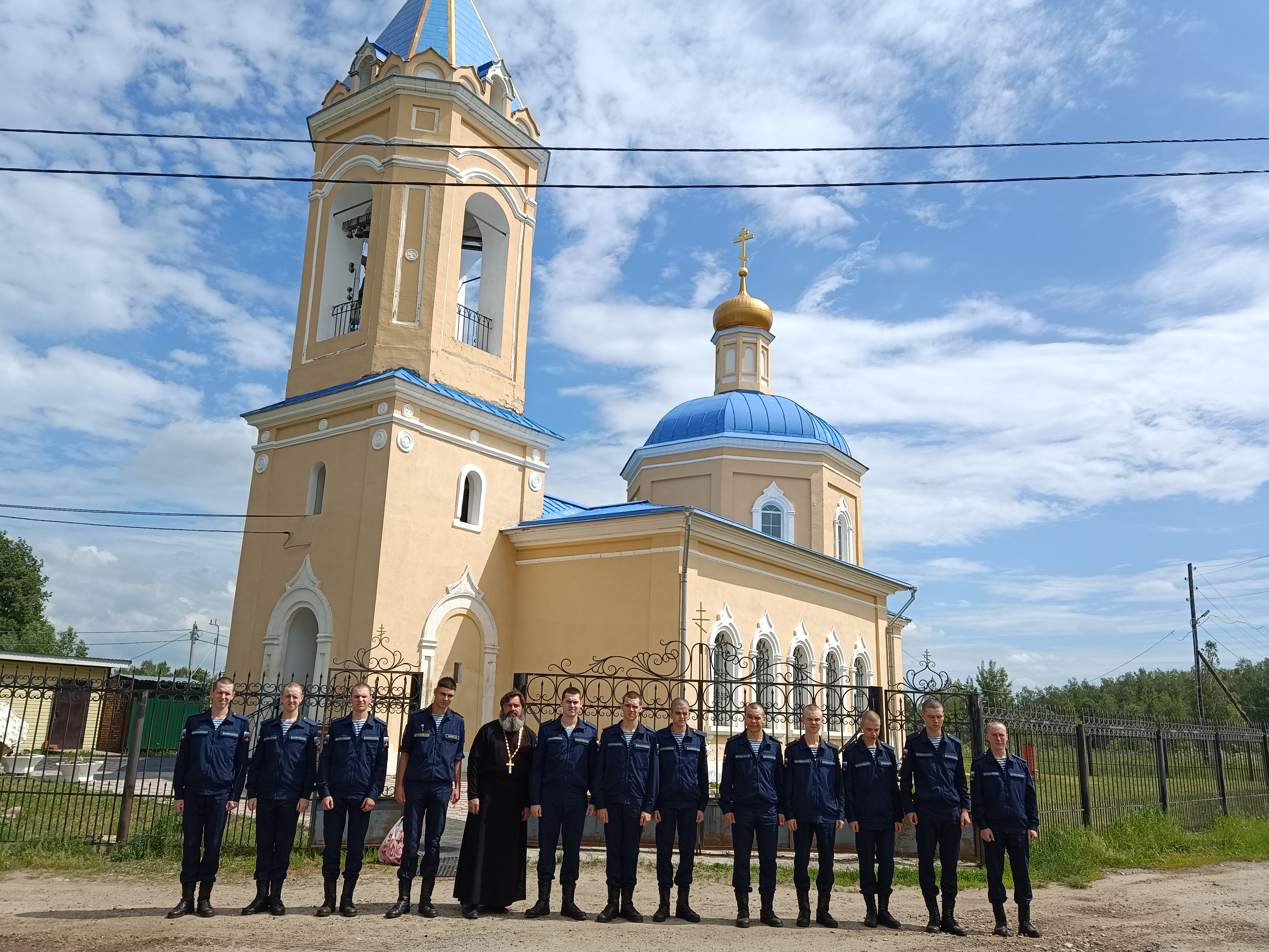 Посещение храма солдатами срочной службы № 40917