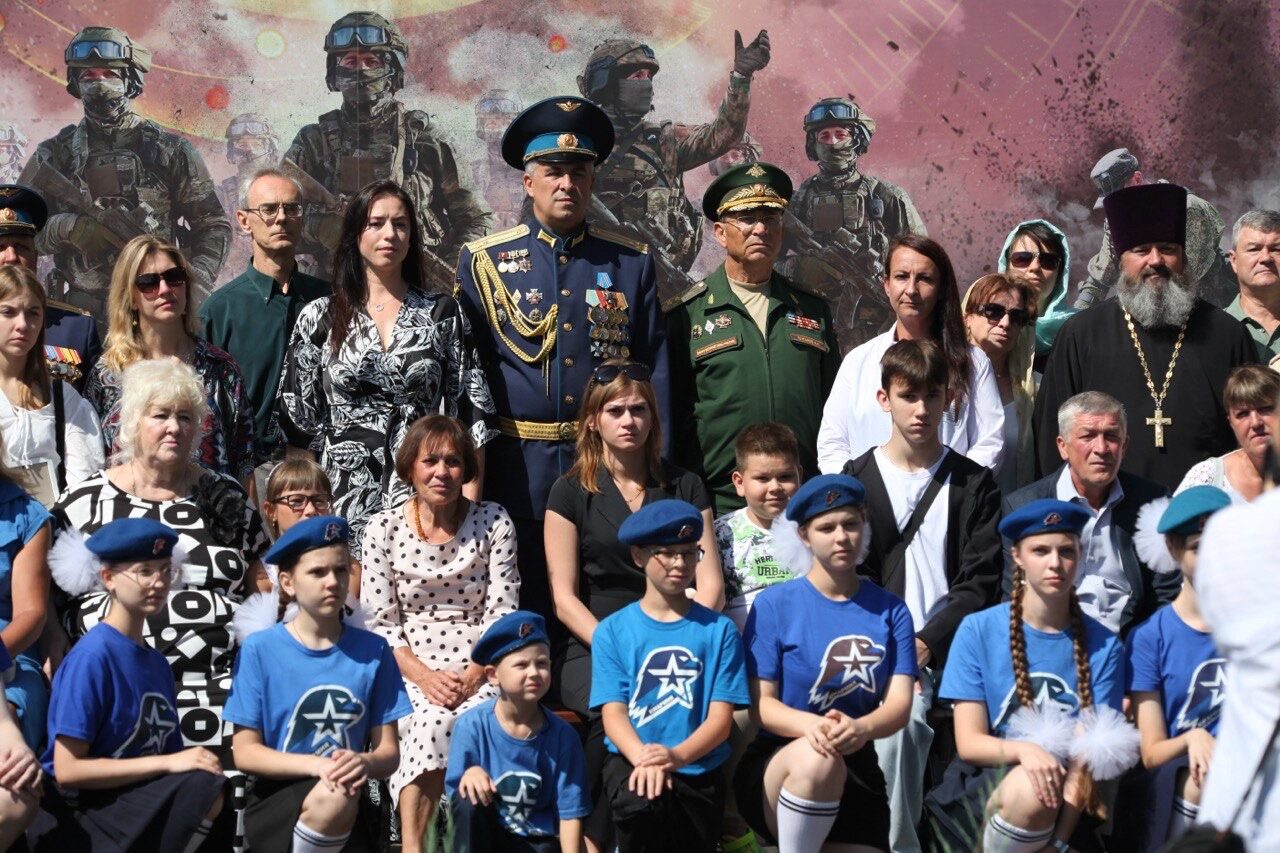 Торжественное открытие мемориала "Аллея памяти".