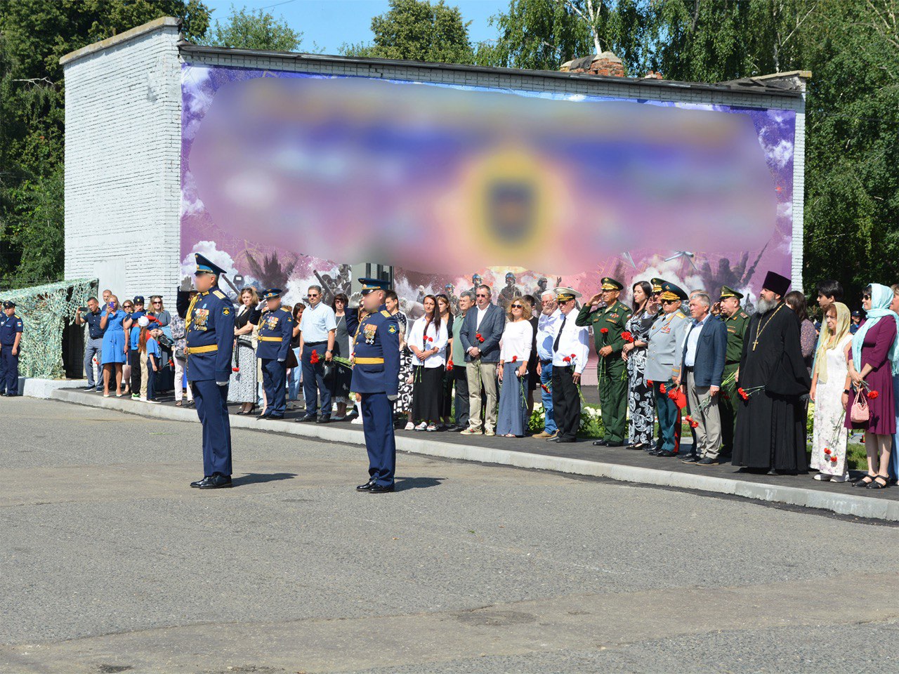 Торжественное открытие мемориала "Аллея памяти".