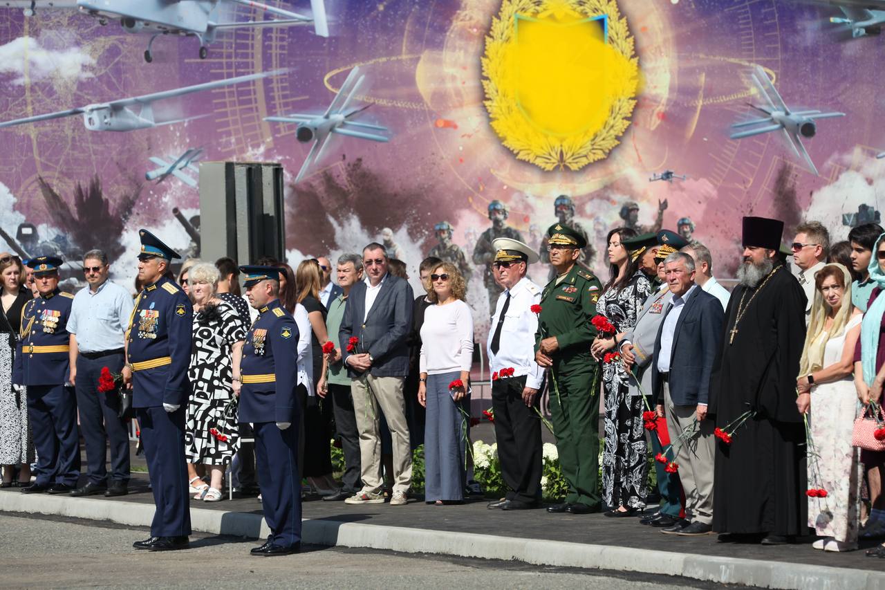 Торжественное открытие мемориала "Аллея памяти".