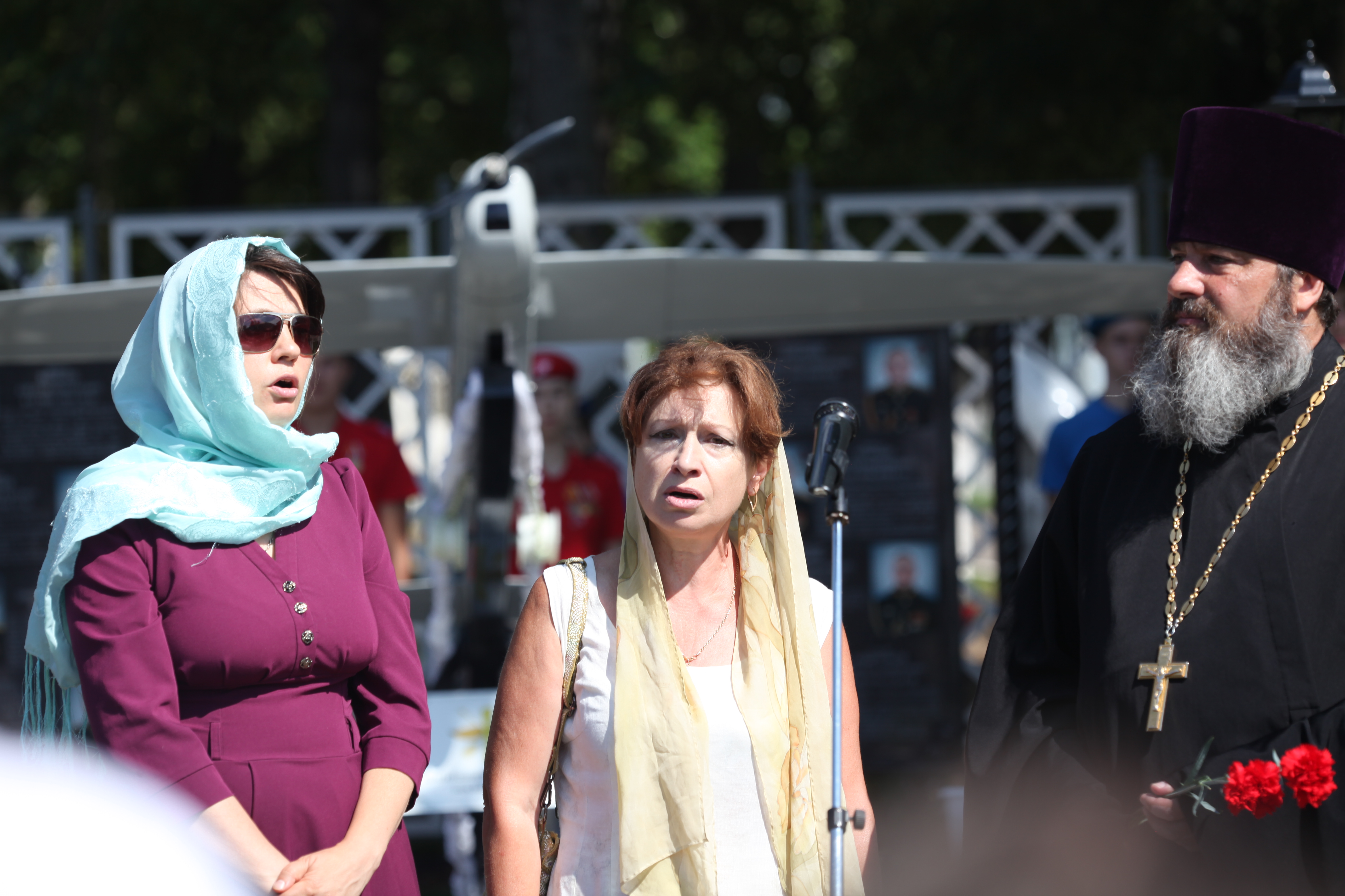 Торжественное открытие мемориала "Аллея памяти".