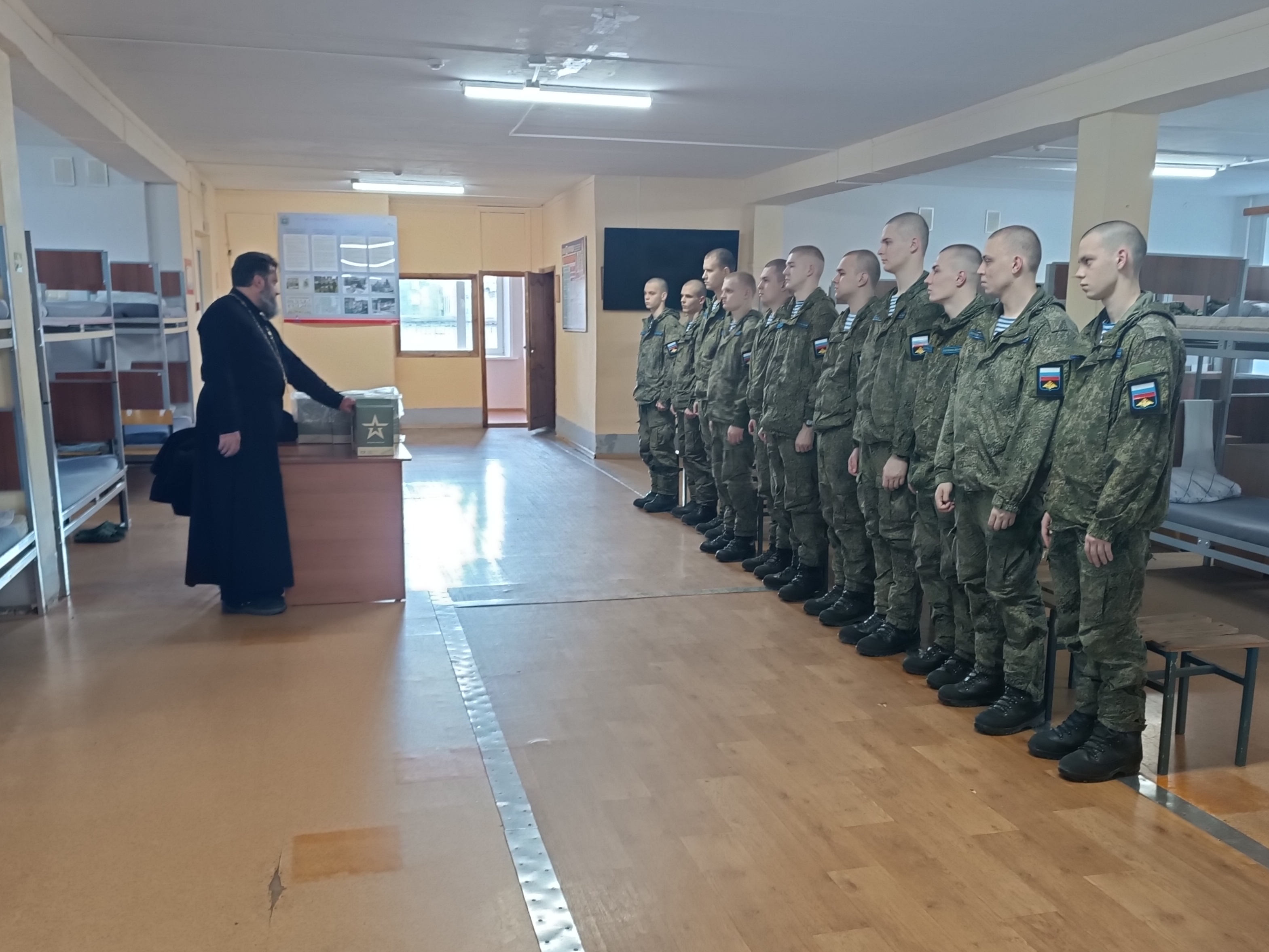 Беседа в войсковой части