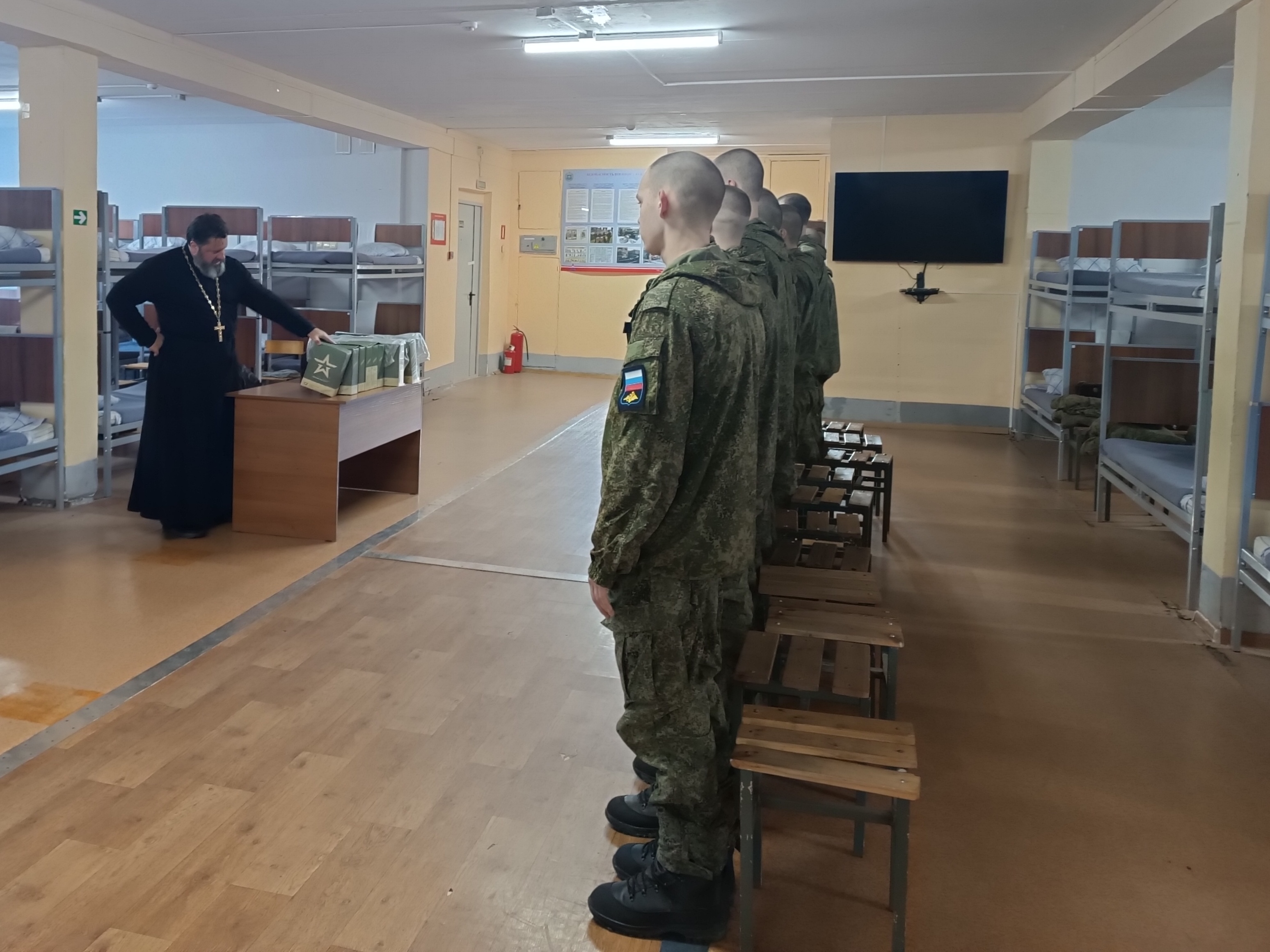 Беседа в войсковой части