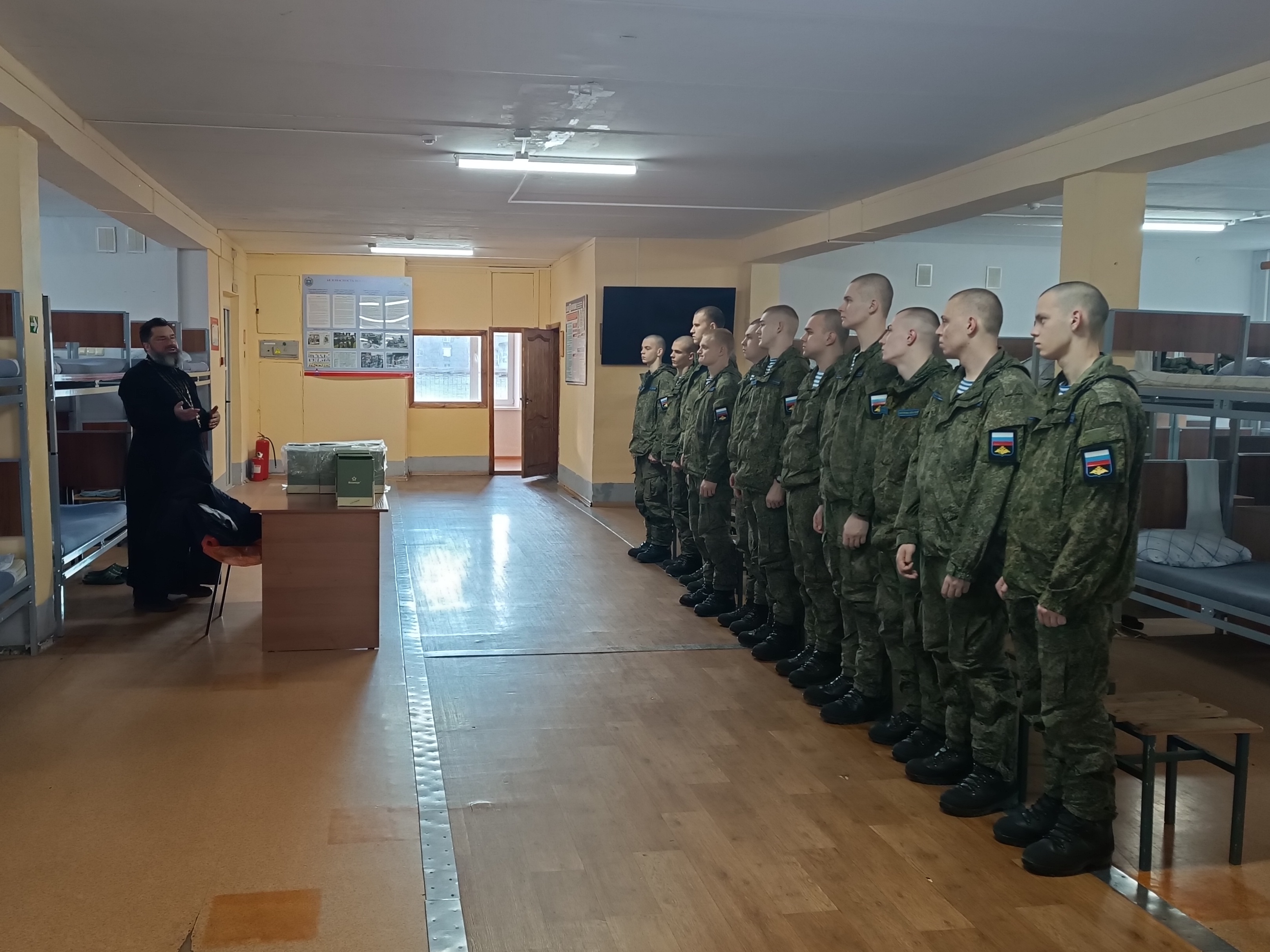 Беседа в войсковой части