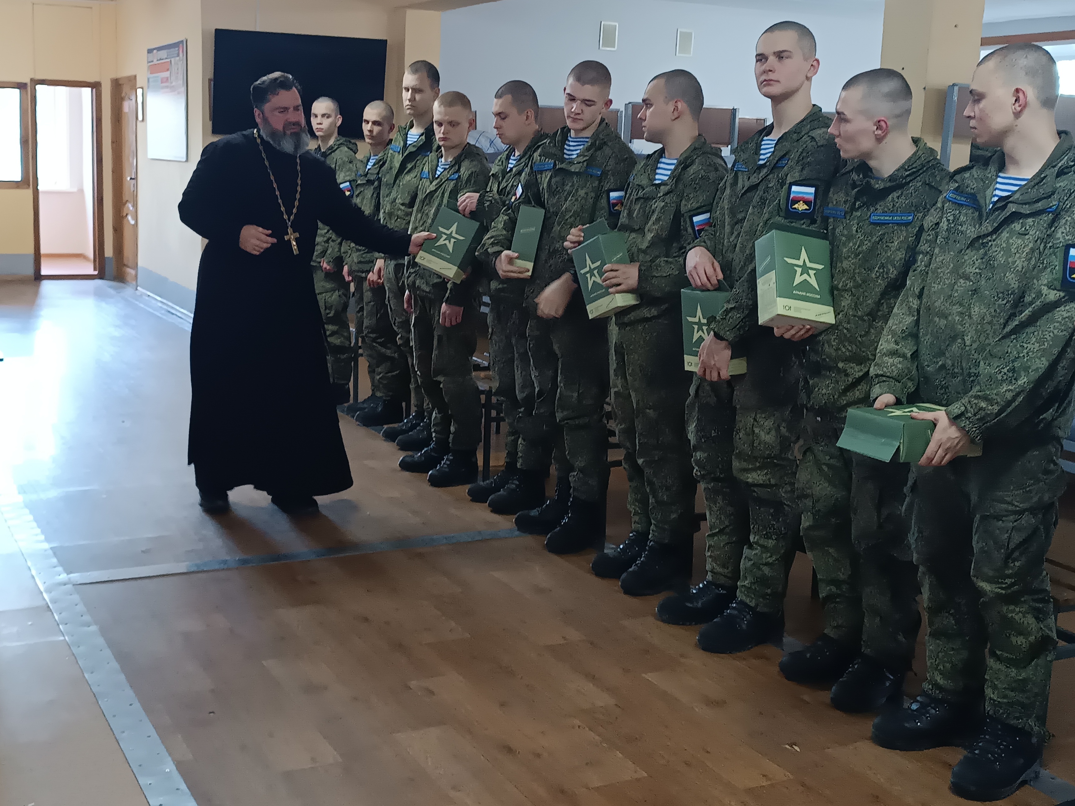 Беседа в войсковой части