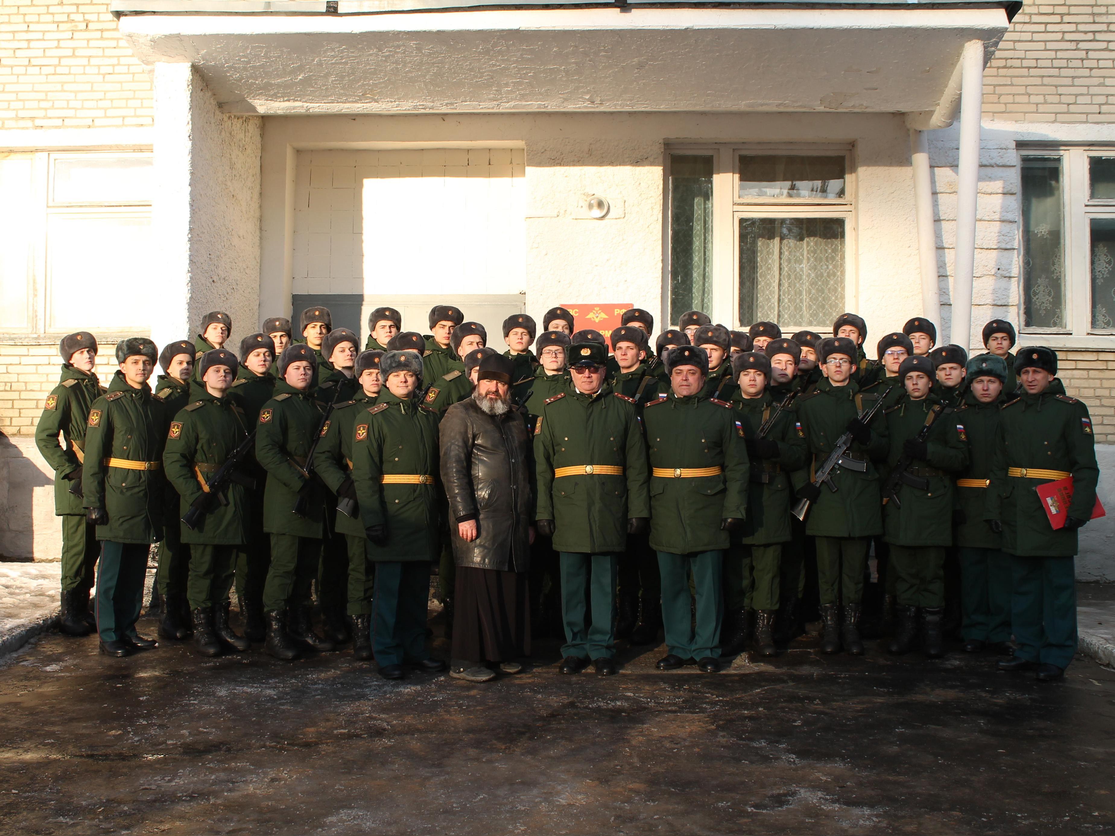 Присяга в войсковой части.
