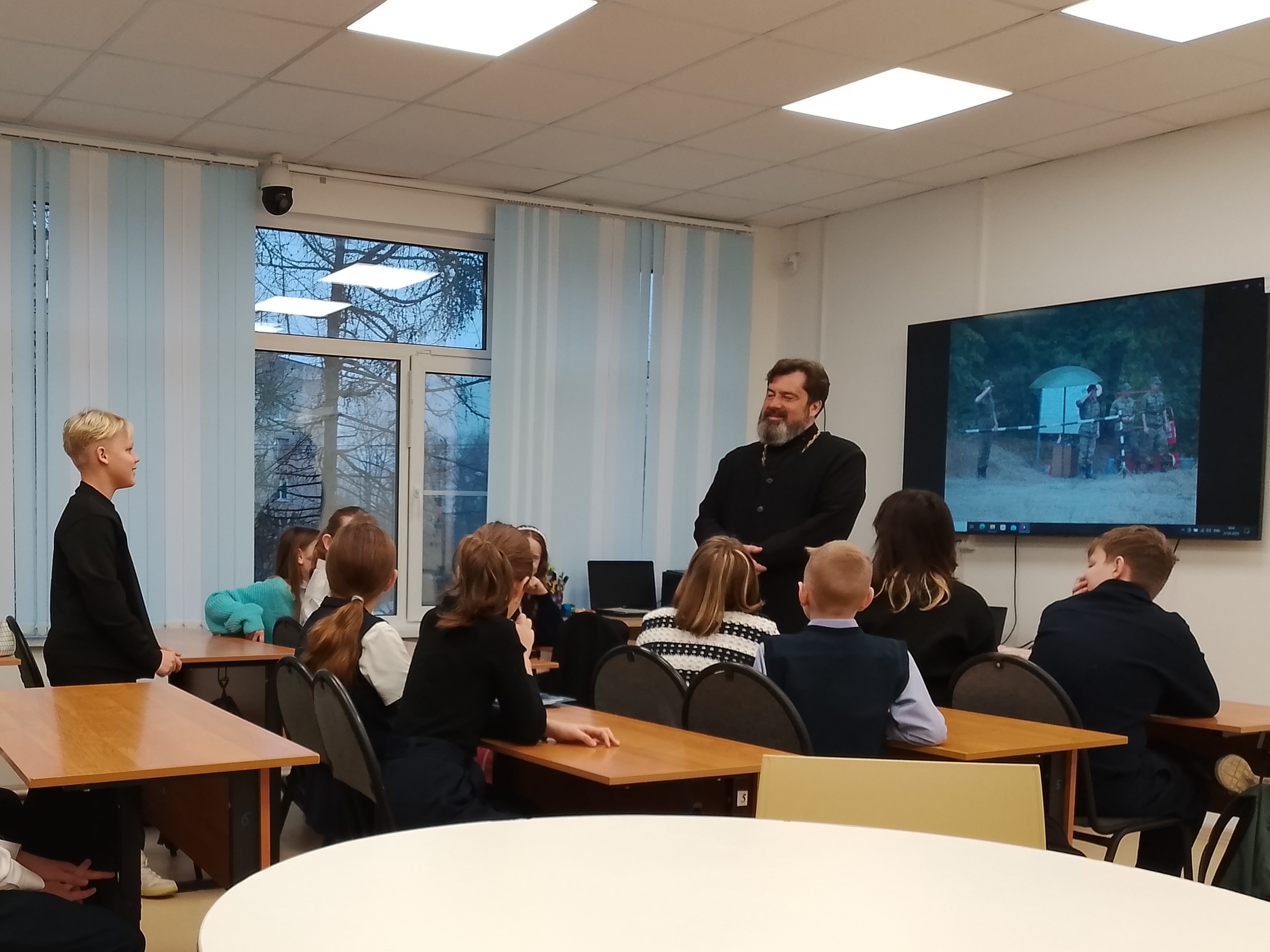 Посещение средней школы №14 г. Коломны.