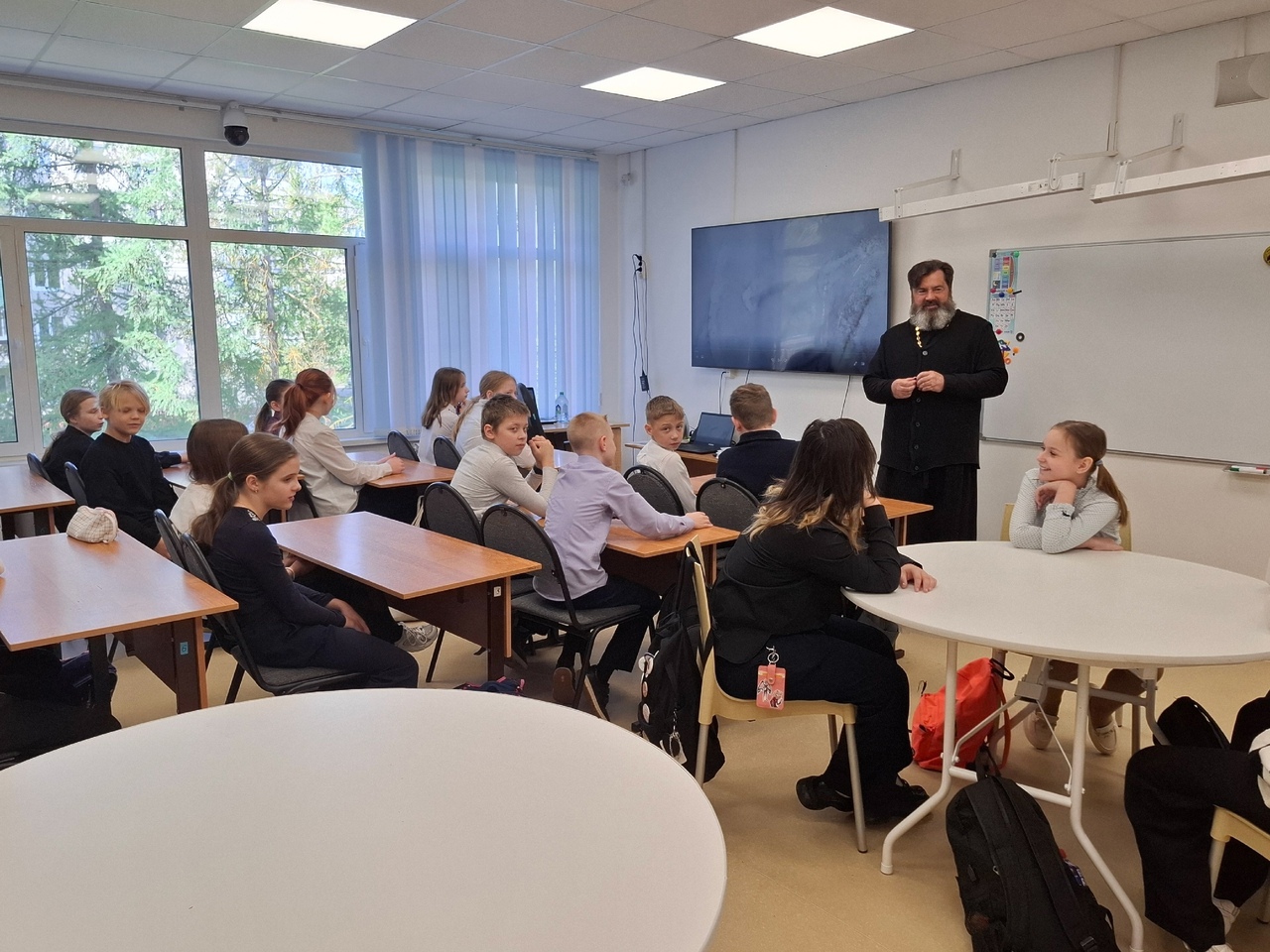 Посещение средней школы №14 г. Коломны.