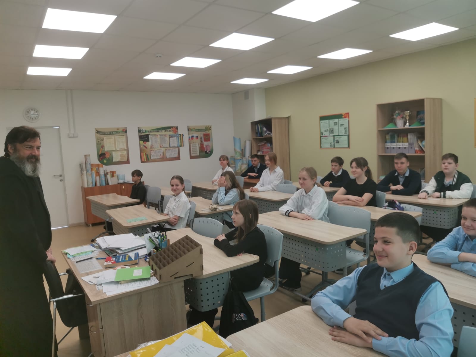 Посещение средней школы №14 г. Коломны.