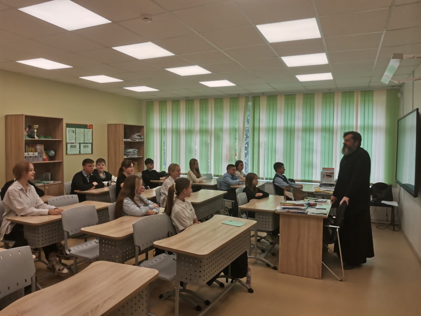 Посещение средней школы №14 г. Коломны.