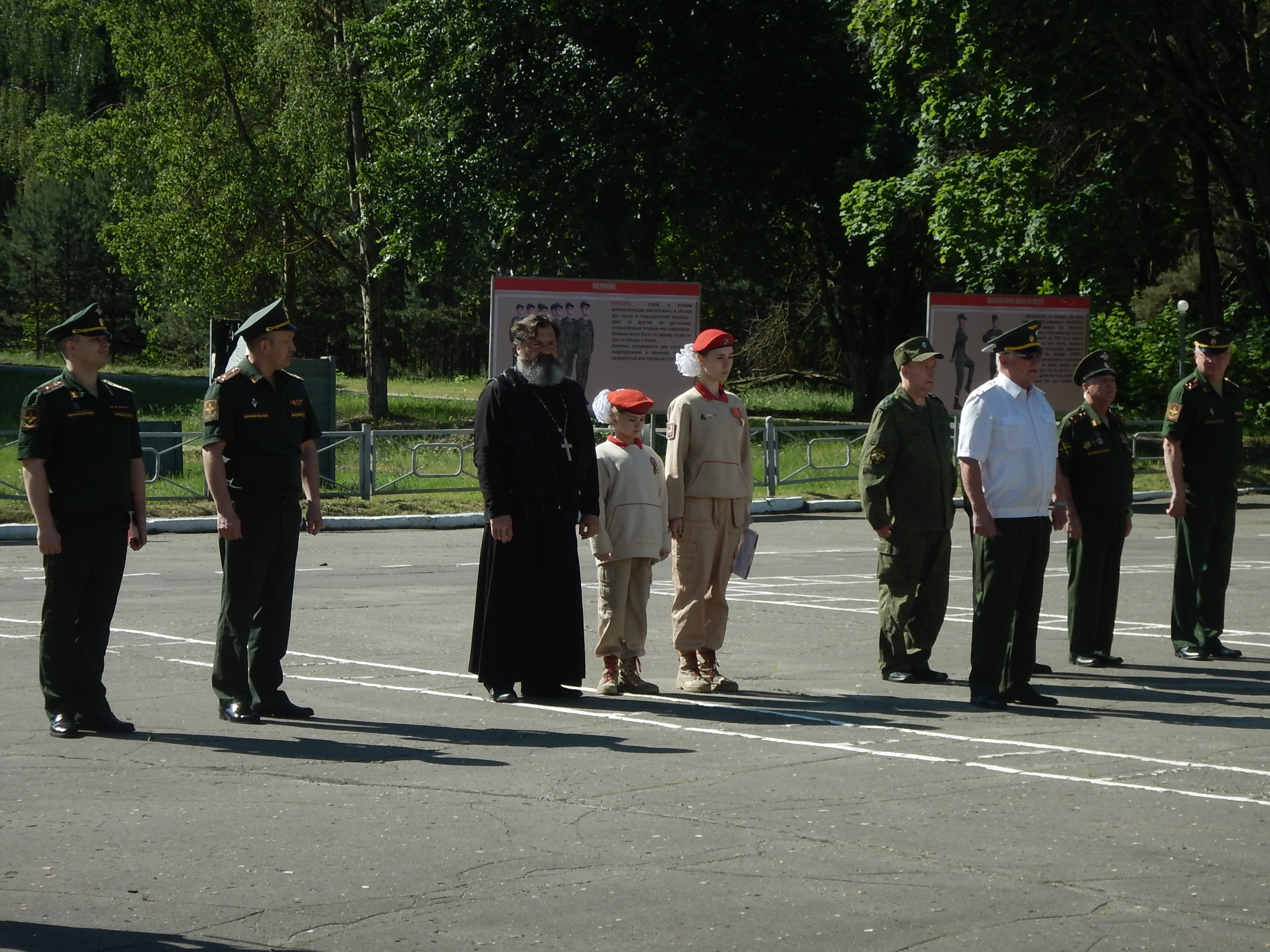 Начало летнего учебного цикла в воинской части №25801-8.