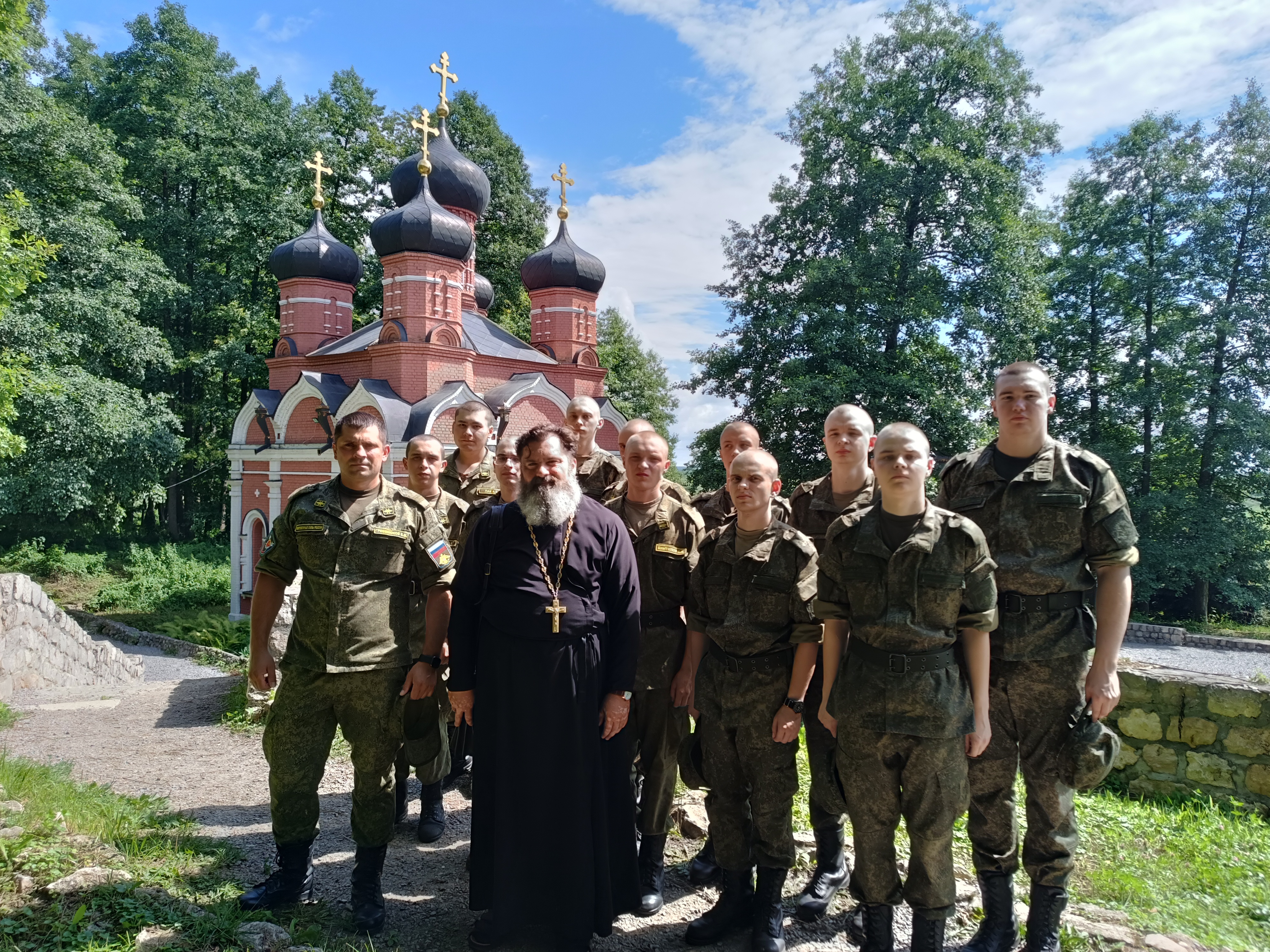 Поездка в село Константиново с военнослужащими центральной базы хранения авиации ВМФ