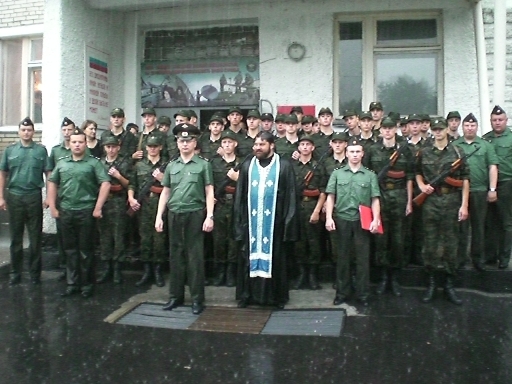 Присяга в воинской части на Черной