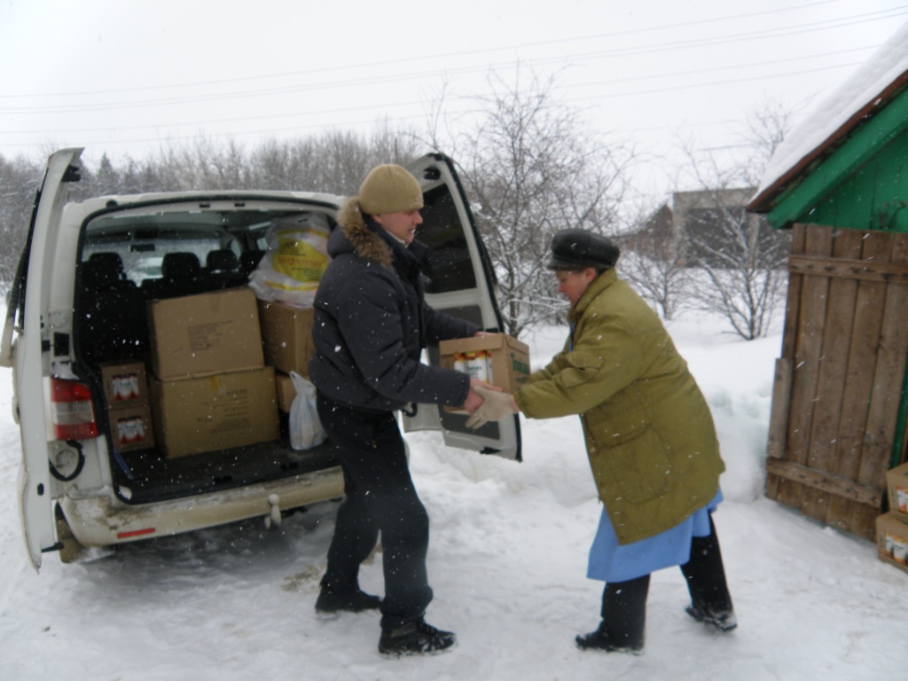 Передача подарков Елатомскому коррекционному детскому дому