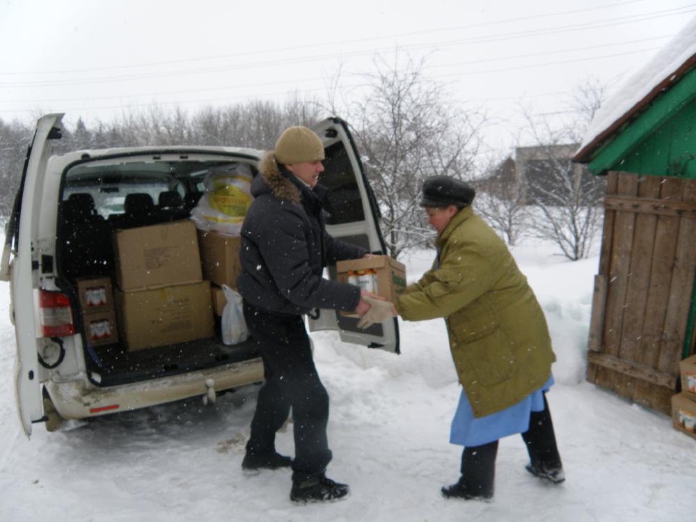 Передача подарков Елатомскому коррекционному детскому дому