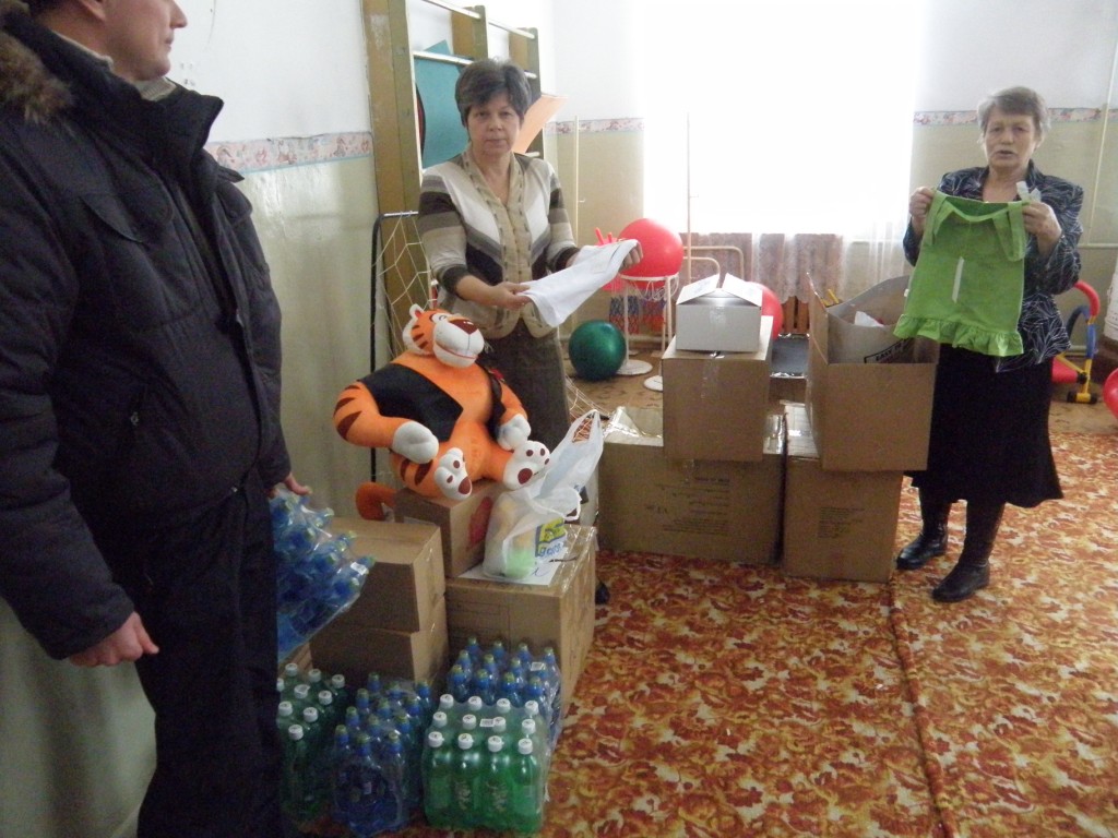 Передача подарков Елатомскому коррекционному детскому дому