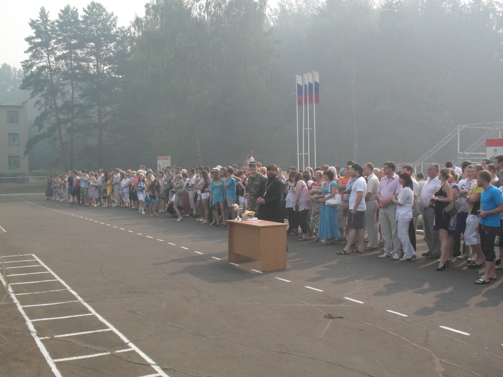 Присяга в в/ч 73802 и первое боевое крещение