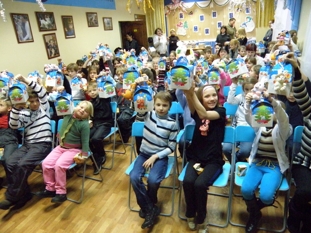 Рождественские поздравления детей