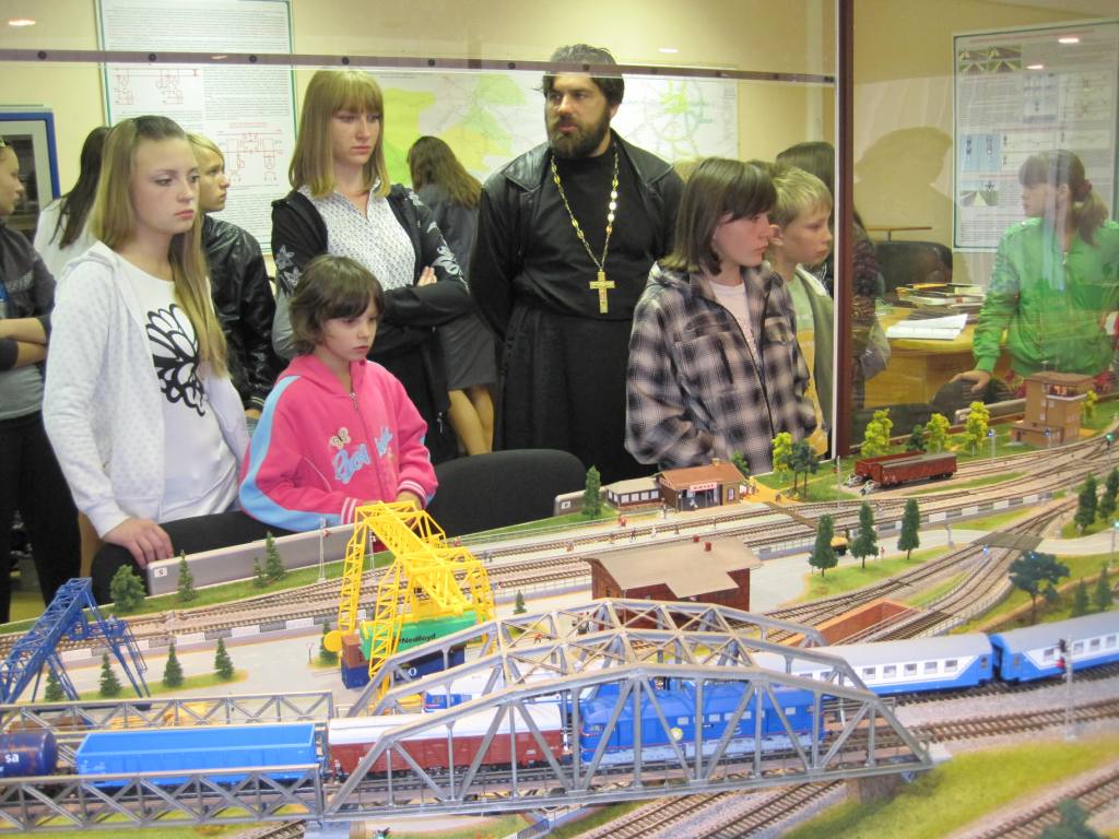 Посещение Московской детской железной дороги