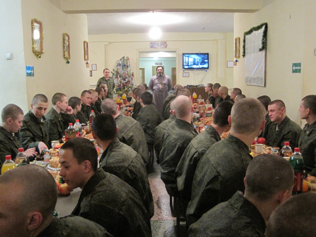 Беседа с новобранцами в в/ч №43556