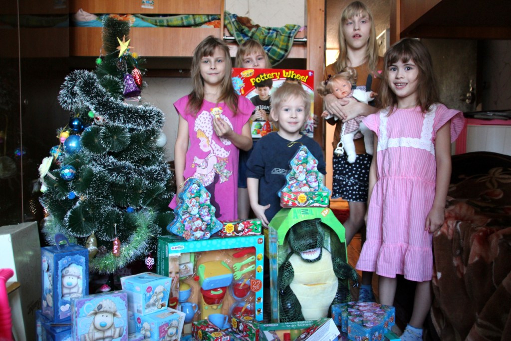 Рождественские поздравления детей