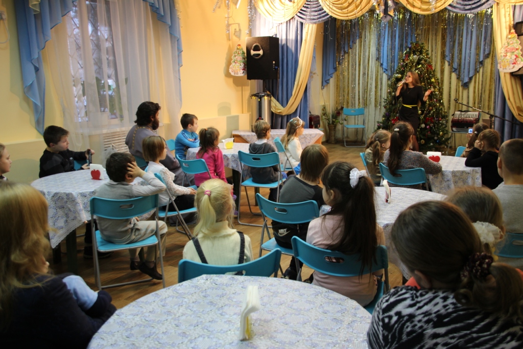 Рождественские поздравления детей