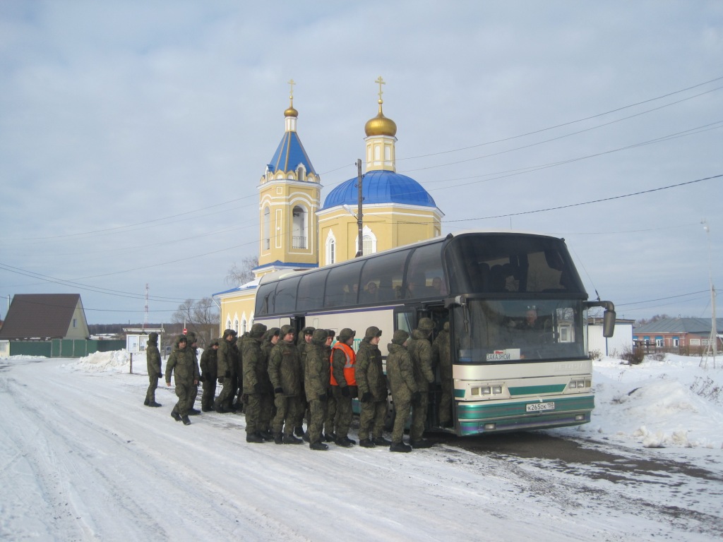 Поездка солдат на литургию в Грайвороны