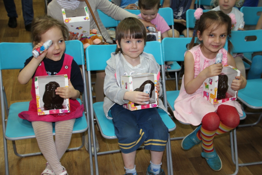 Пасхальные поздравления детей